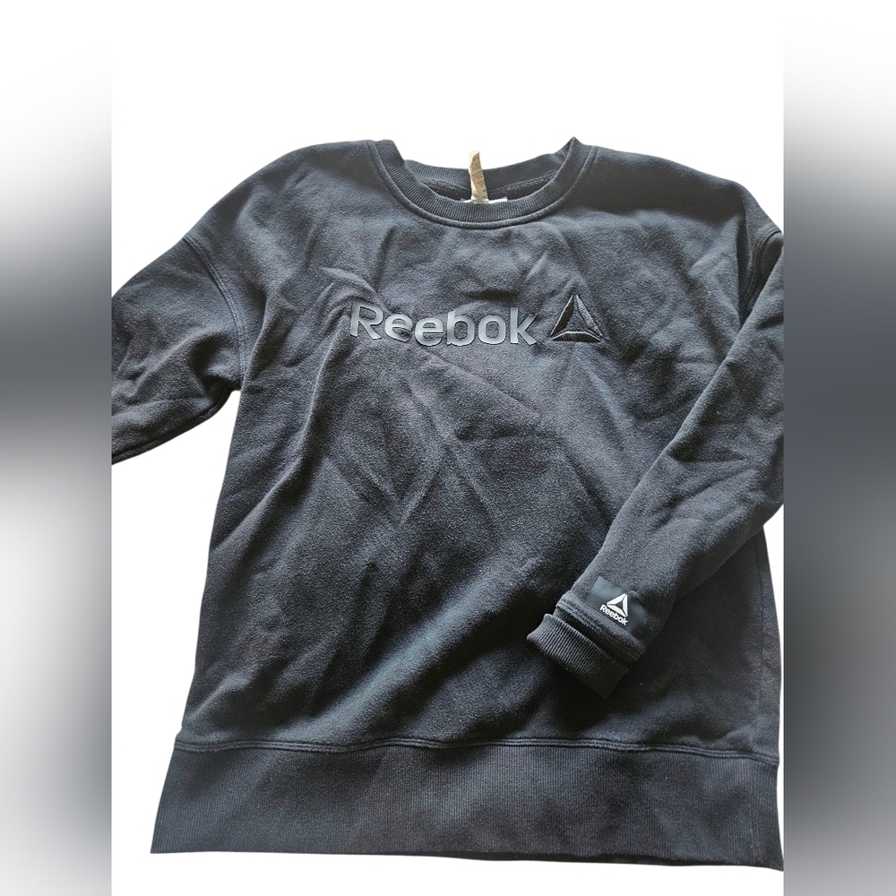 Reebok Athleisure Fleece Crewneck Sweatshirt Women M